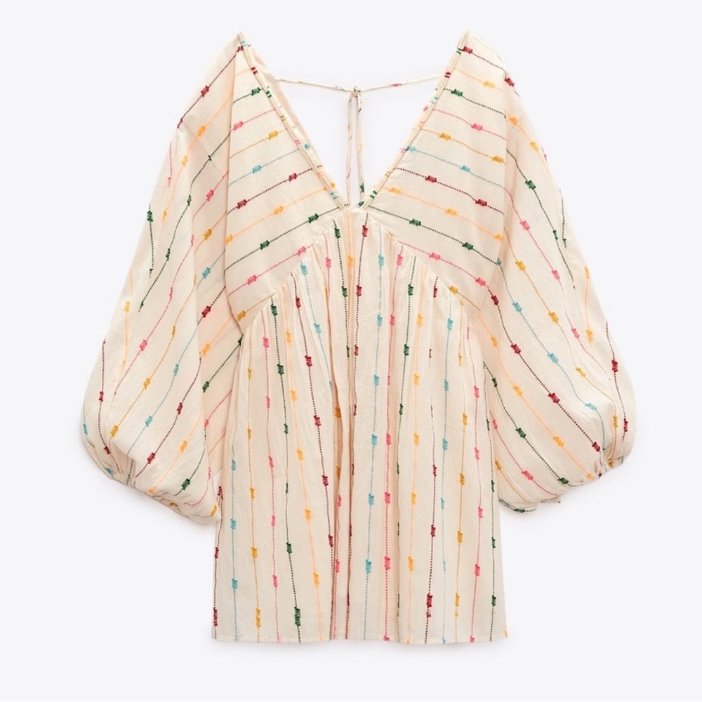 Zara Multicolor Romper Sz M